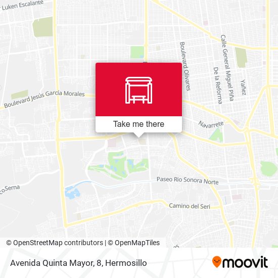 Avenida Quinta Mayor, 8 map