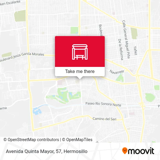 Avenida Quinta Mayor, 57 map