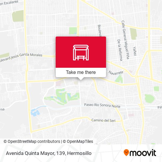 Avenida Quinta Mayor, 139 map