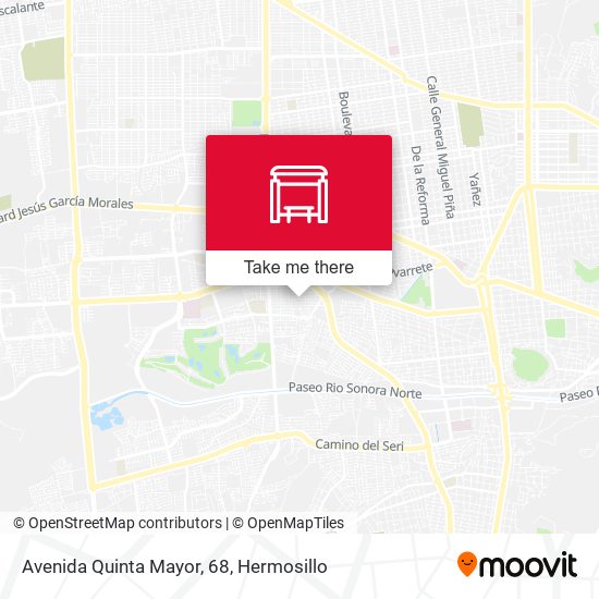 Avenida Quinta Mayor, 68 map