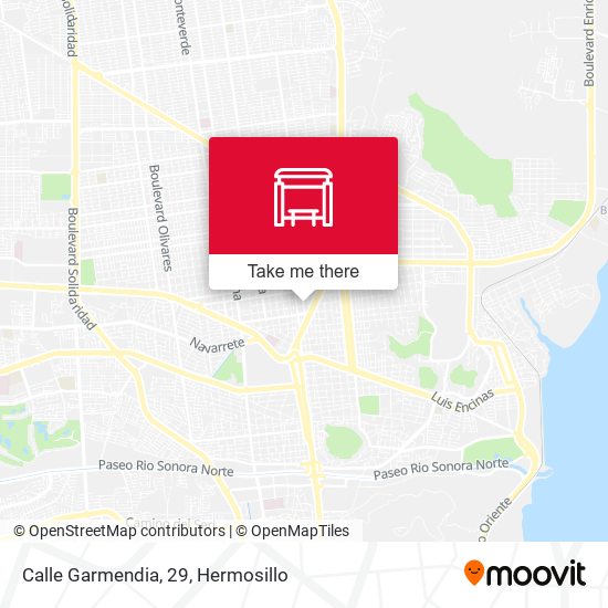Mapa de Calle Garmendia, 29