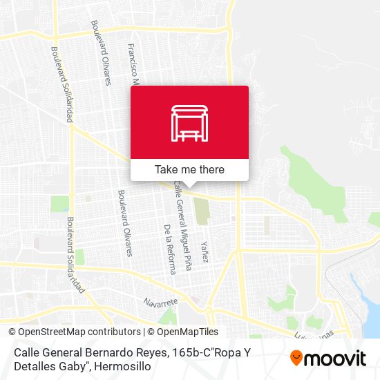 Calle General Bernardo Reyes, 165b-C"Ropa Y Detalles Gaby" map
