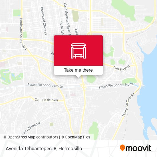 Avenida Tehuantepec, 8 map
