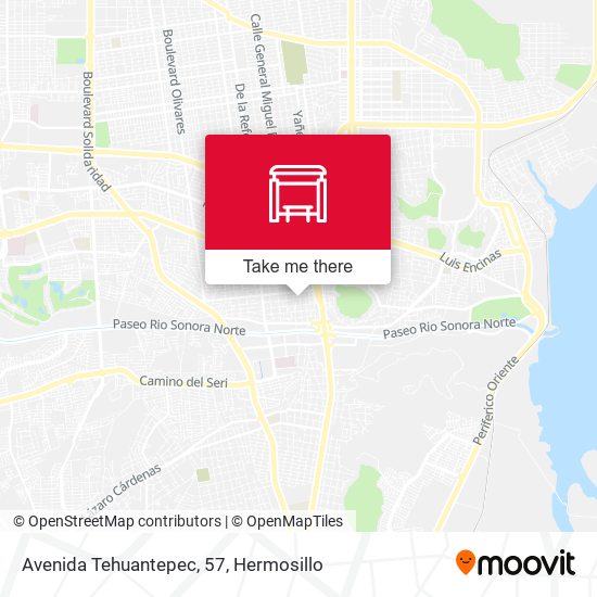 Mapa de Avenida Tehuantepec, 57