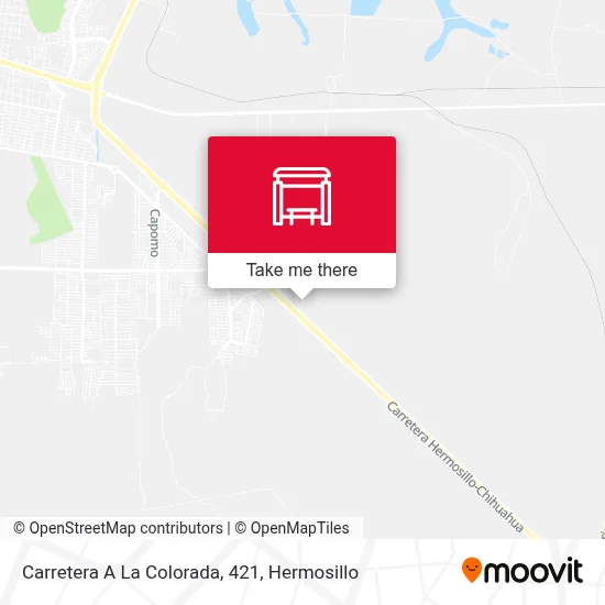 Carretera A La Colorada, 421 map