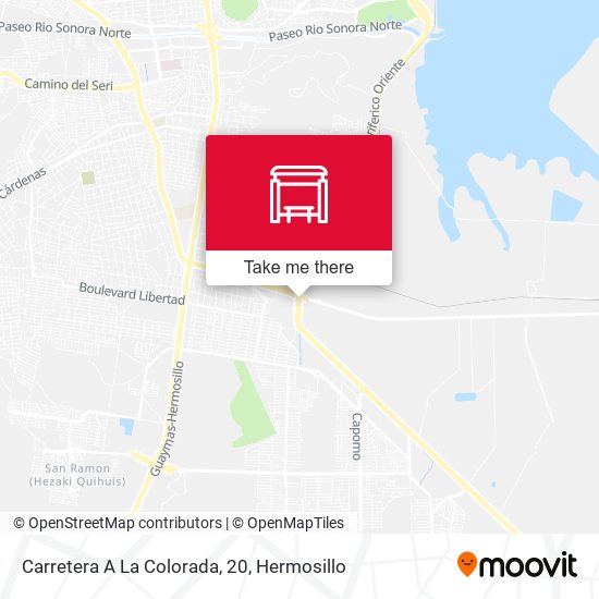 Carretera A La Colorada, 20 map
