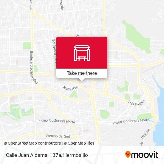 Calle Juan Aldama, 137a map