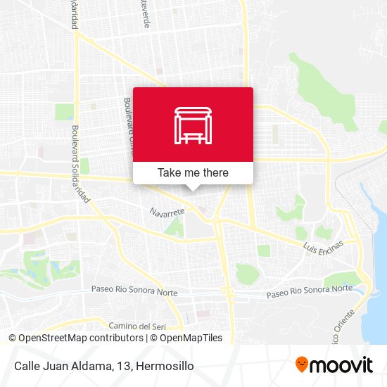 Calle Juan Aldama, 13 map