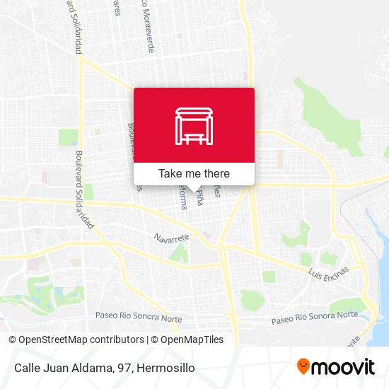 Mapa de Calle Juan Aldama, 97