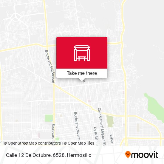 Mapa de Calle 12 De Octubre, 6528
