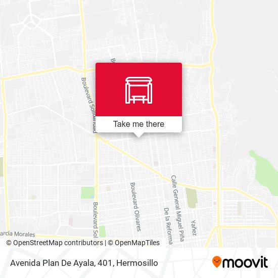 Avenida Plan De Ayala, 401 map