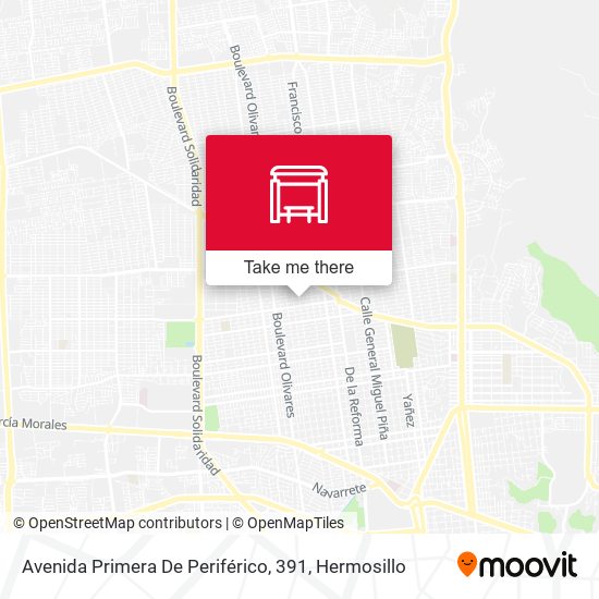 Avenida Primera De Periférico, 391 map