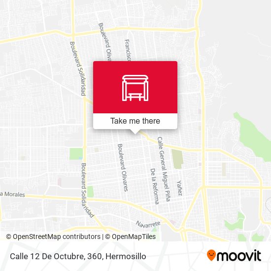 Mapa de Calle 12 De Octubre, 360