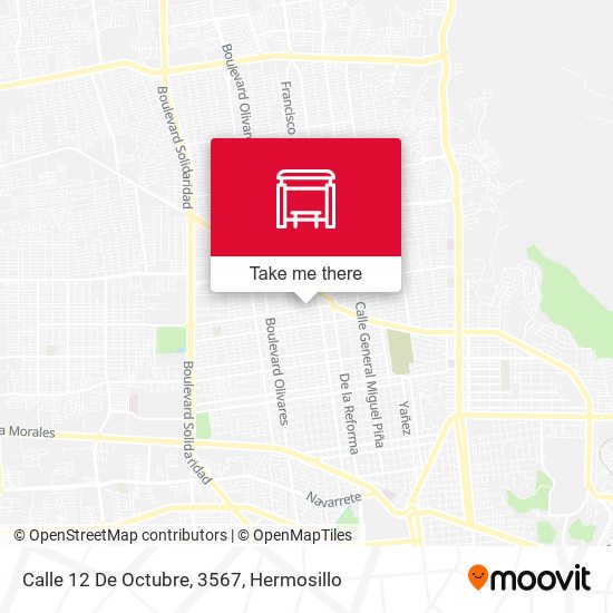 Mapa de Calle 12 De Octubre, 3567