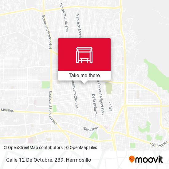 Mapa de Calle 12 De Octubre, 239