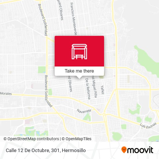 Calle 12 De Octubre, 301 map