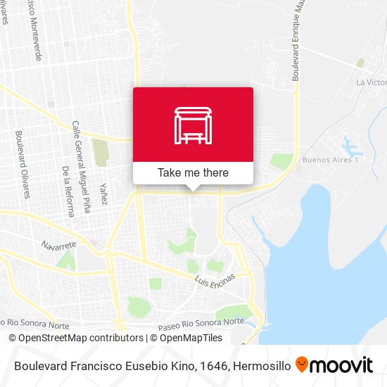 Mapa de Boulevard Francisco Eusebio Kino, 1646