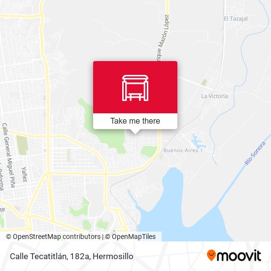 Calle Tecatitlán, 182a map