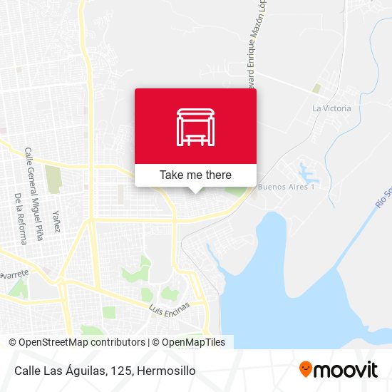 Calle Las Águilas, 125 map