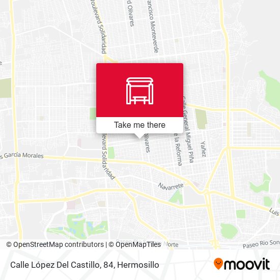 Mapa de Calle López Del Castillo, 84