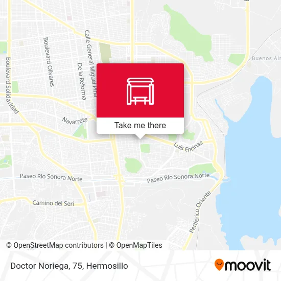 Doctor Noriega, 75 map