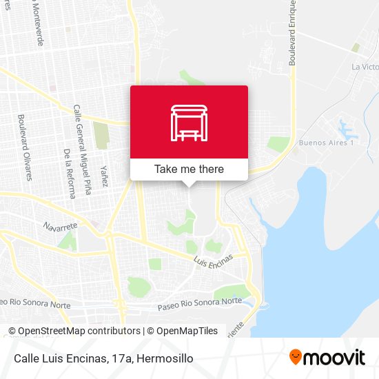 Mapa de Calle Luis Encinas, 17a