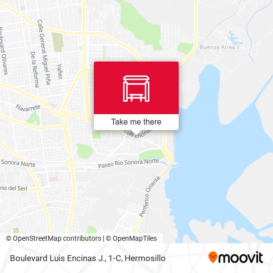 Boulevard Luis Encinas J., 1-C map