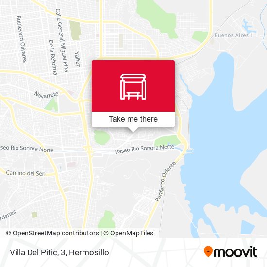 Mapa de Villa Del Pitic, 3