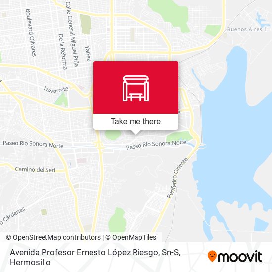 Avenida Profesor Ernesto López Riesgo, Sn-S map
