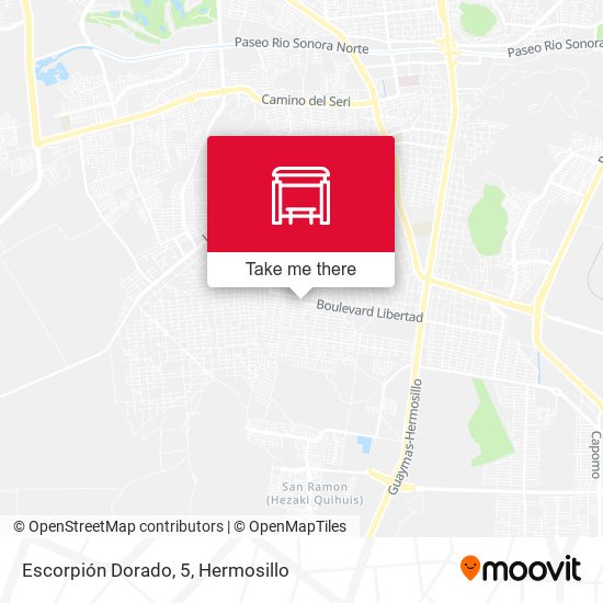 Escorpión Dorado, 5 map