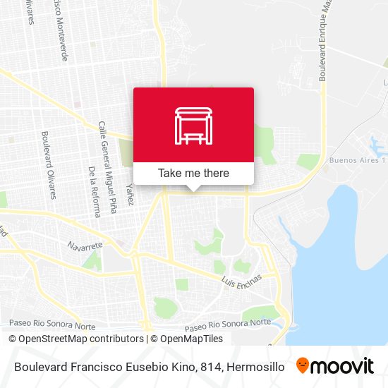 Boulevard Francisco Eusebio Kino, 814 map