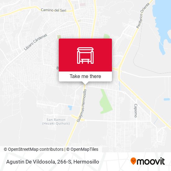 Mapa de Agustin De Vildosola, 266-S