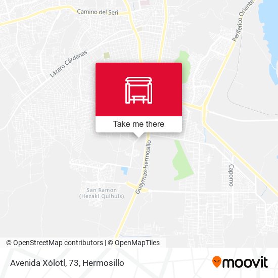 Avenida Xólotl, 73 map
