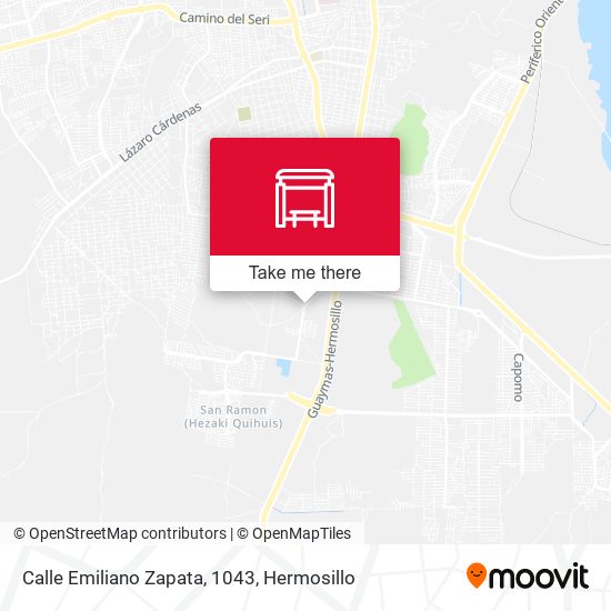 Calle Emiliano Zapata, 1043 map