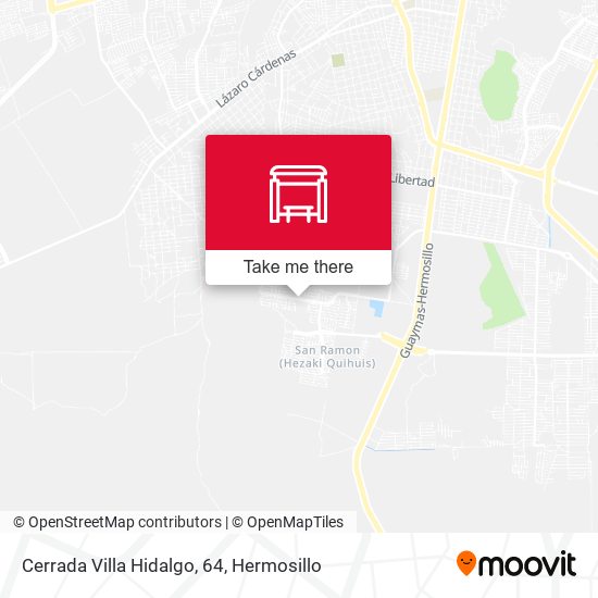 Mapa de Cerrada Villa Hidalgo, 64