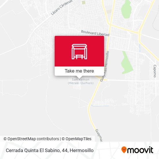 Mapa de Cerrada Quinta El Sabino, 44