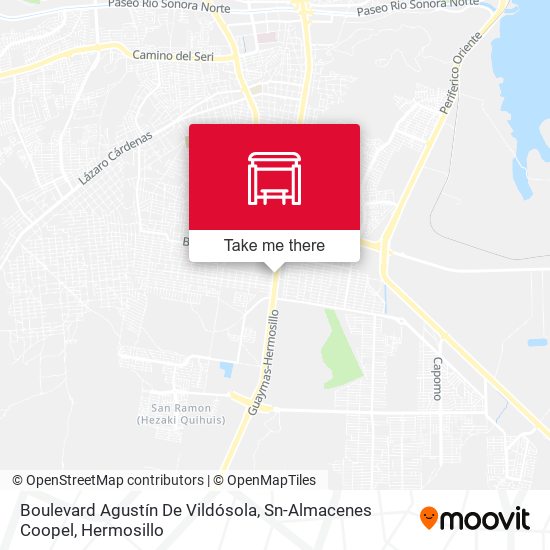Mapa de Boulevard Agustín De Vildósola, Sn-Almacenes Coopel