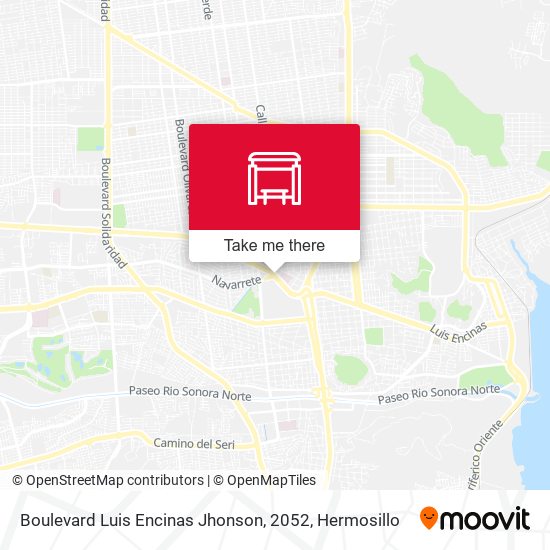 Boulevard Luis Encinas Jhonson, 2052 map