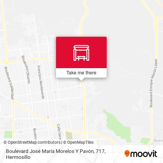 Boulevard José María Morelos Y Pavón, 717 map