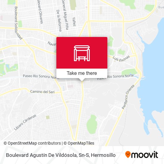 Boulevard Agustín De Vildósola, Sn-S map