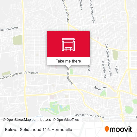 Bulevar Solidaridad 116 map