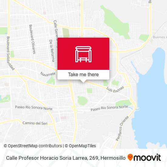Mapa de Calle Profesor Horacio Soria Larrea, 269