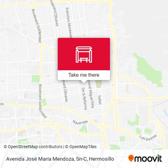 Avenida José María Mendoza, Sn-C map