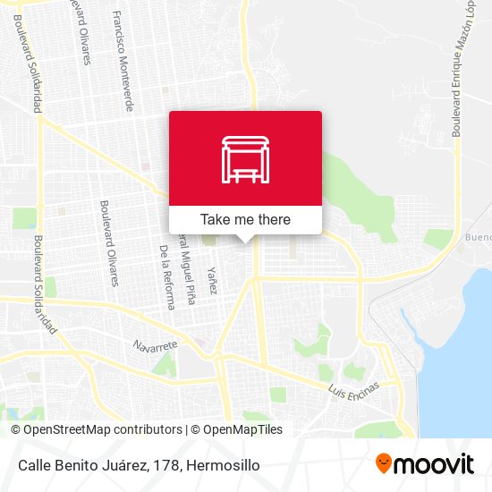 Mapa de Calle Benito Juárez, 178