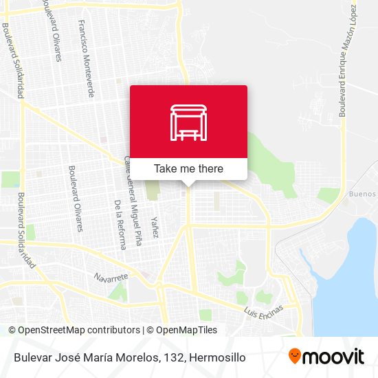 Bulevar José María Morelos, 132 map