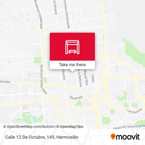 Mapa de Calle 12 De Octubre, 145