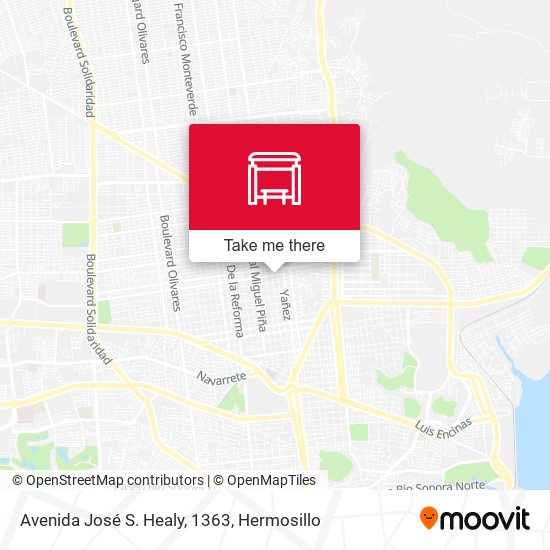 Avenida José S. Healy, 1363 map