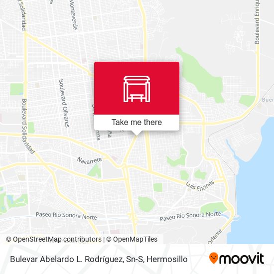 Bulevar Abelardo L. Rodríguez, Sn-S map