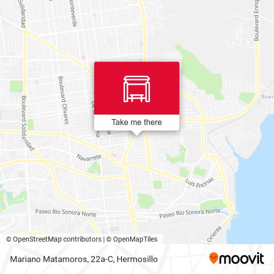 Mariano Matamoros, 22a-C map