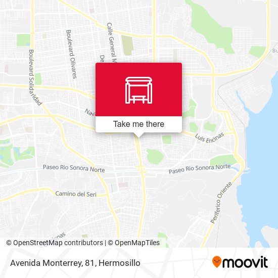 Mapa de Avenida Monterrey, 81
